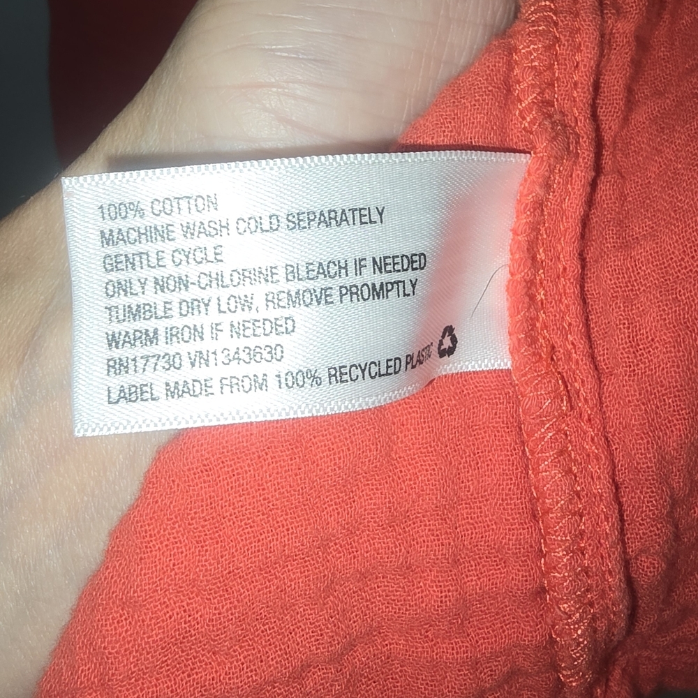 Universal Thread Women's Coral Red Maxi Dress - Picture 6 of 7